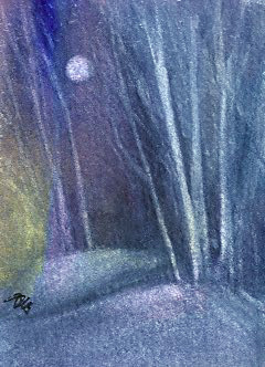 By The Light ... Peg Ginsberg Blue Mounds WI watercolor
